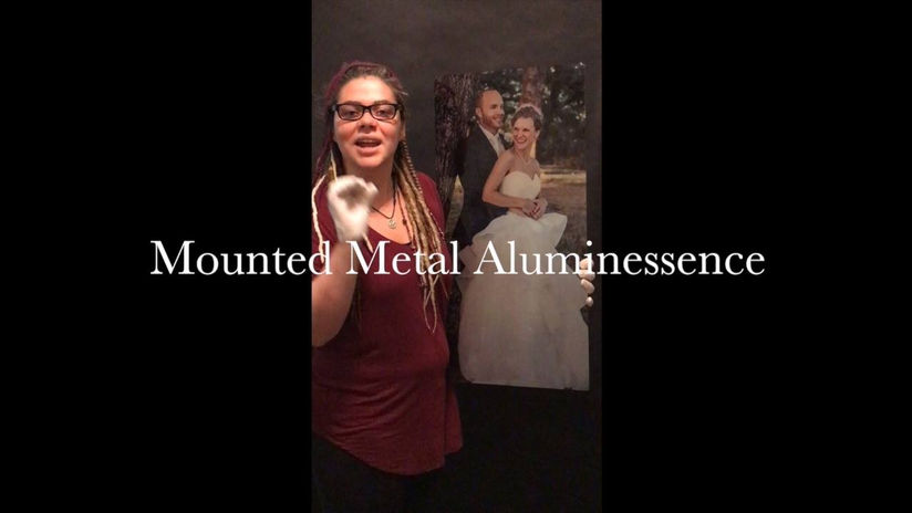 I am now offering Mounted Metal Aluminessence